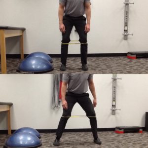 lateral band walks