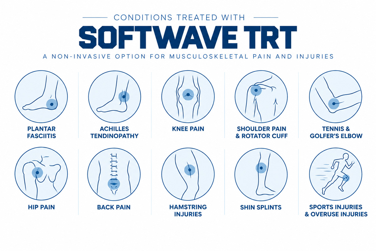 conditions treated with softwave trt