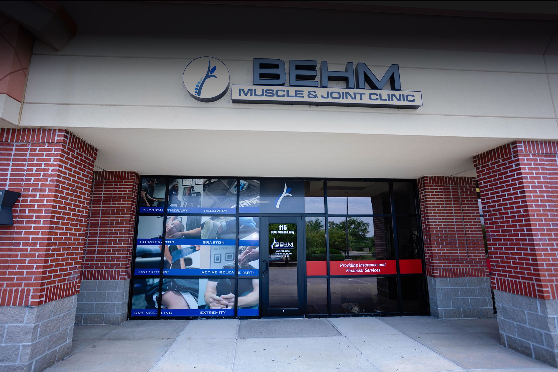 outside of Behm Muscle & Joint Clinic