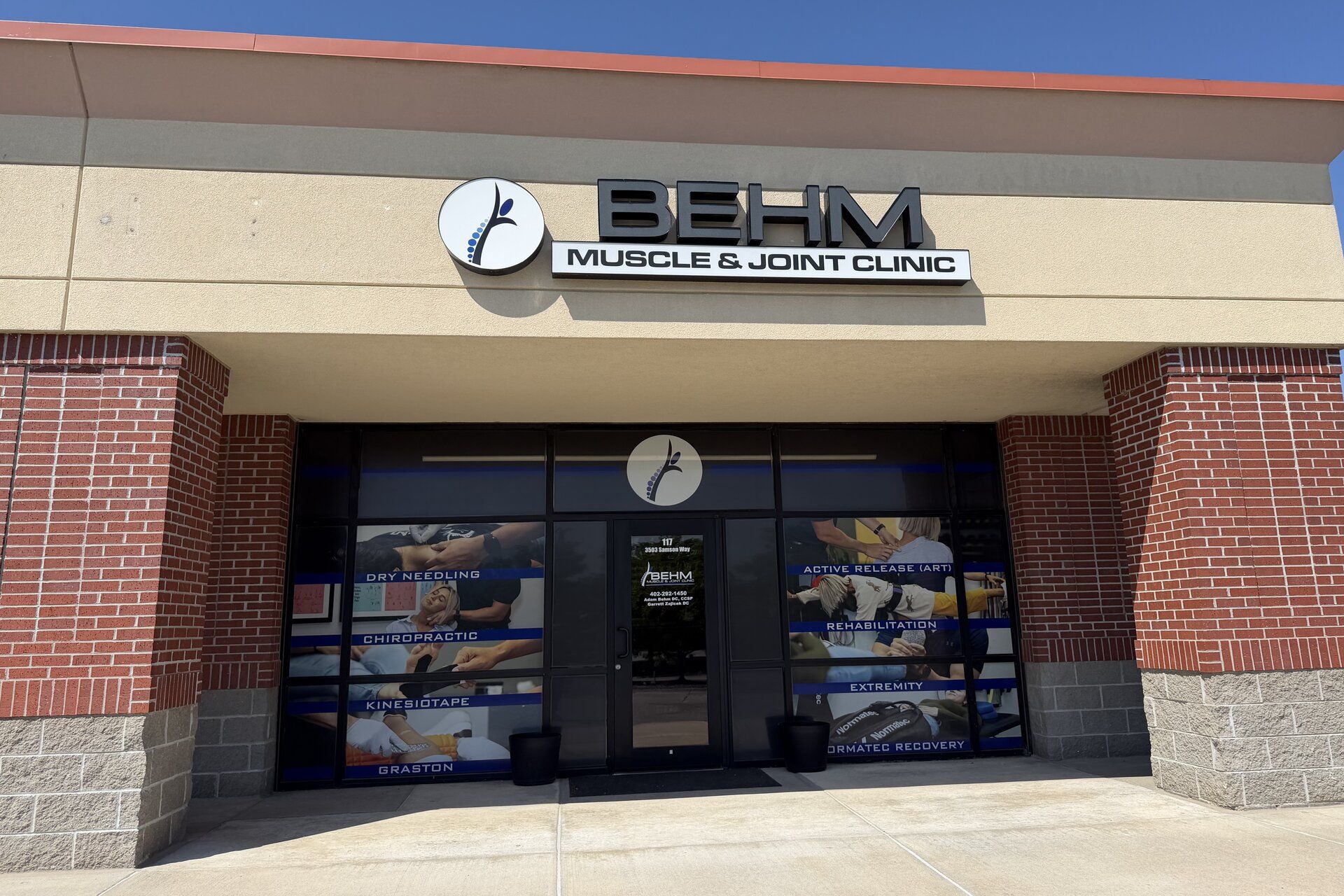 outside of Behm Muscle & Joint Clinic