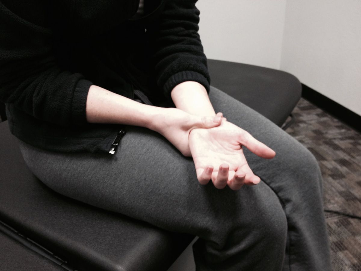 patient with carpal tunnel syndrome